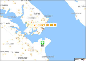 map of Seashore Beach