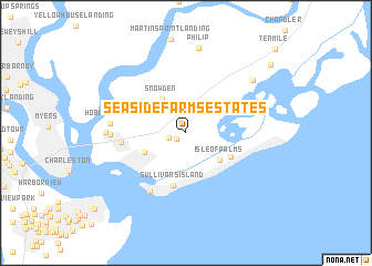 map of Seaside Farms Estates