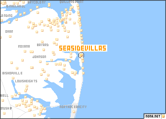 map of Seaside Villas