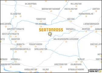 map of Seaton Ross