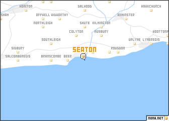 map of Seaton