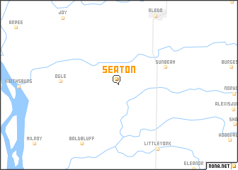 map of Seaton