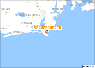 map of Seaweed Beach