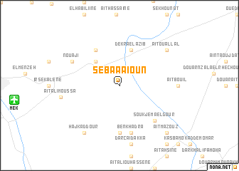 map of Sebaa Aioun