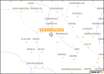 map of Sébabougou