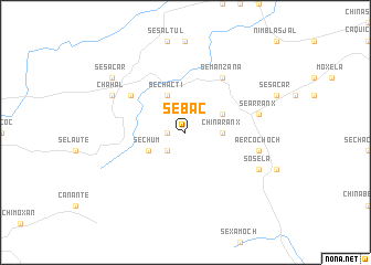 map of Sebac