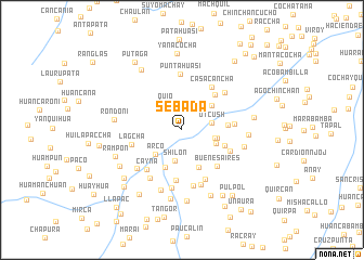 map of Sebada