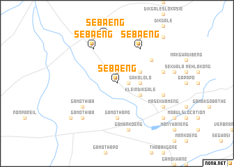 map of Sebaeng