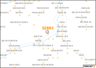map of Sēbak