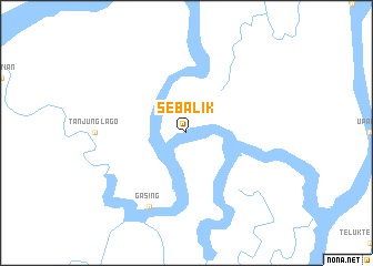 map of Sebalik