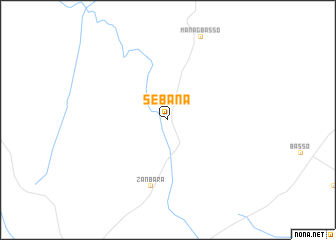 map of Sébana
