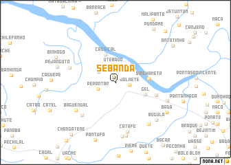 map of Sebanda