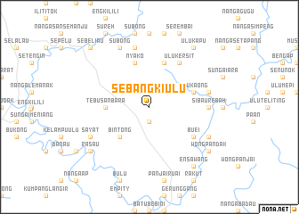 map of Sebangki Ulu