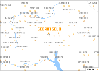 map of Sebantsevo