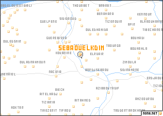 map of Sebaou el Kdîm