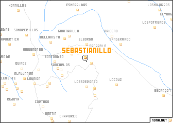 map of Sebastianillo