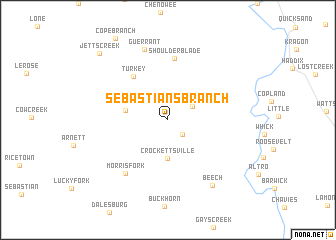 map of Sebastians Branch