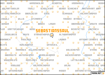 map of Sebastianssaul