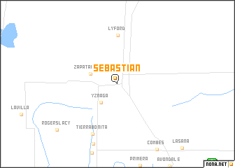 map of Sebastian