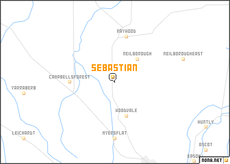 map of Sebastian