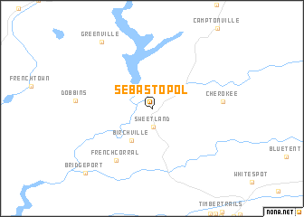 map of Sebastopol