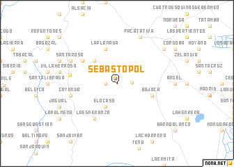 map of Sebastopol