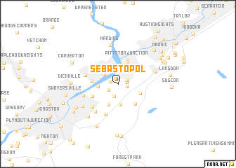 map of Sebastopol