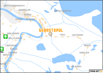 map of Sebastopol