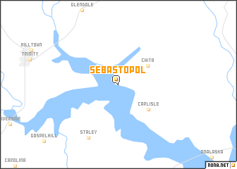 map of Sebastopol