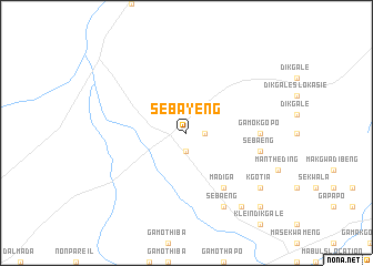 map of Sebayeng