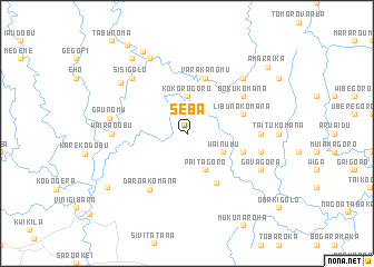 map of Seba