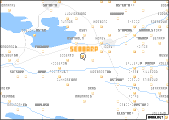 map of Sebbarp