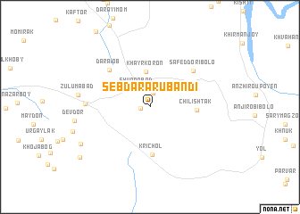 map of Sebdara-Rubandi