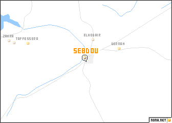 map of Sebdou