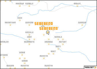 map of Sebebera