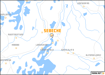 map of Sebeche