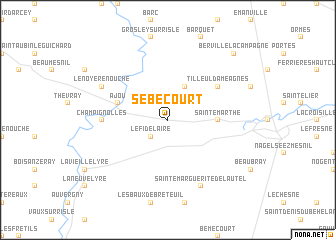 map of Sébécourt