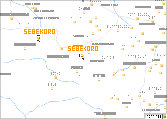 map of Sébékoro