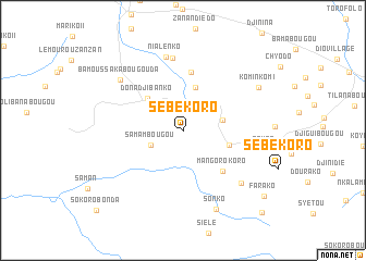 map of Sébékoro