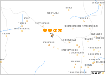 map of Sébékoro