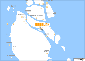 map of Sebelah