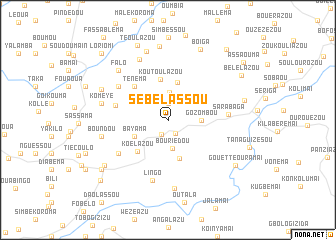 map of Sébélassou
