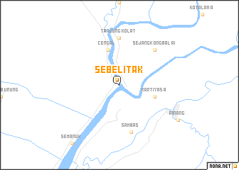 map of Sebelitak