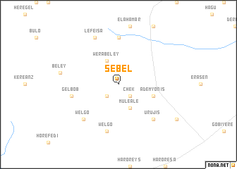 map of Sebel