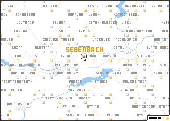 map of Sebenbach