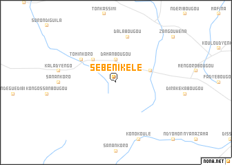 map of Sébénikélé