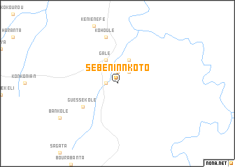 map of Sébéninnkoto