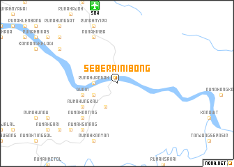 map of Seberai Nibong