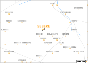 map of Sébère