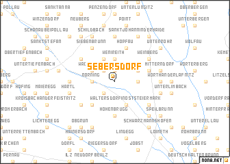 map of Sebersdorf